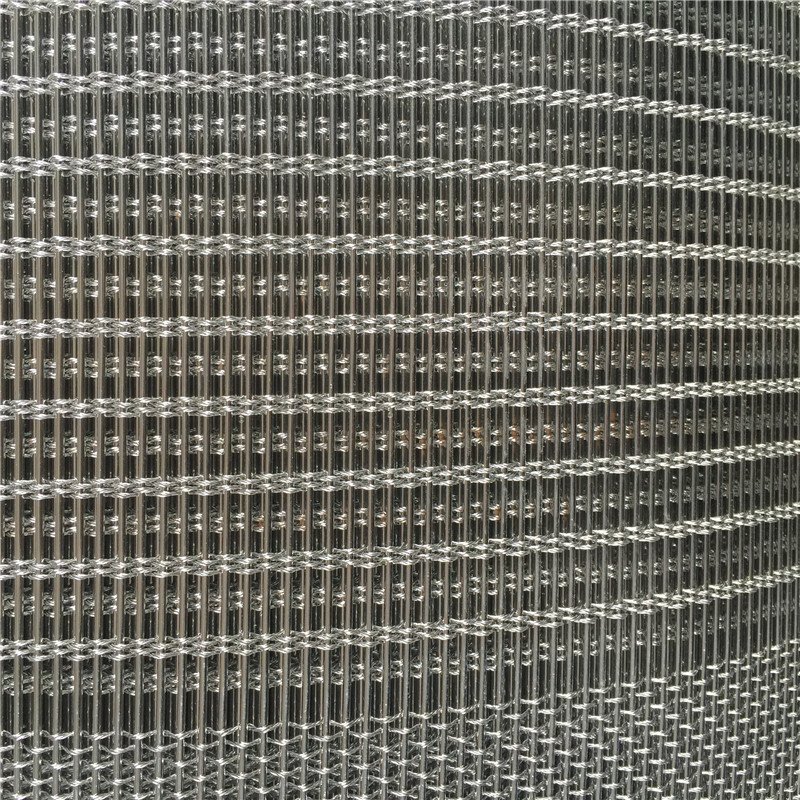 SS 304 316 Stainless steel spiral balance weave conveyor belts for furnace