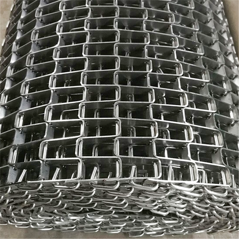 SS 304 316 Stainless steel spiral balance weave conveyor belts for furnace