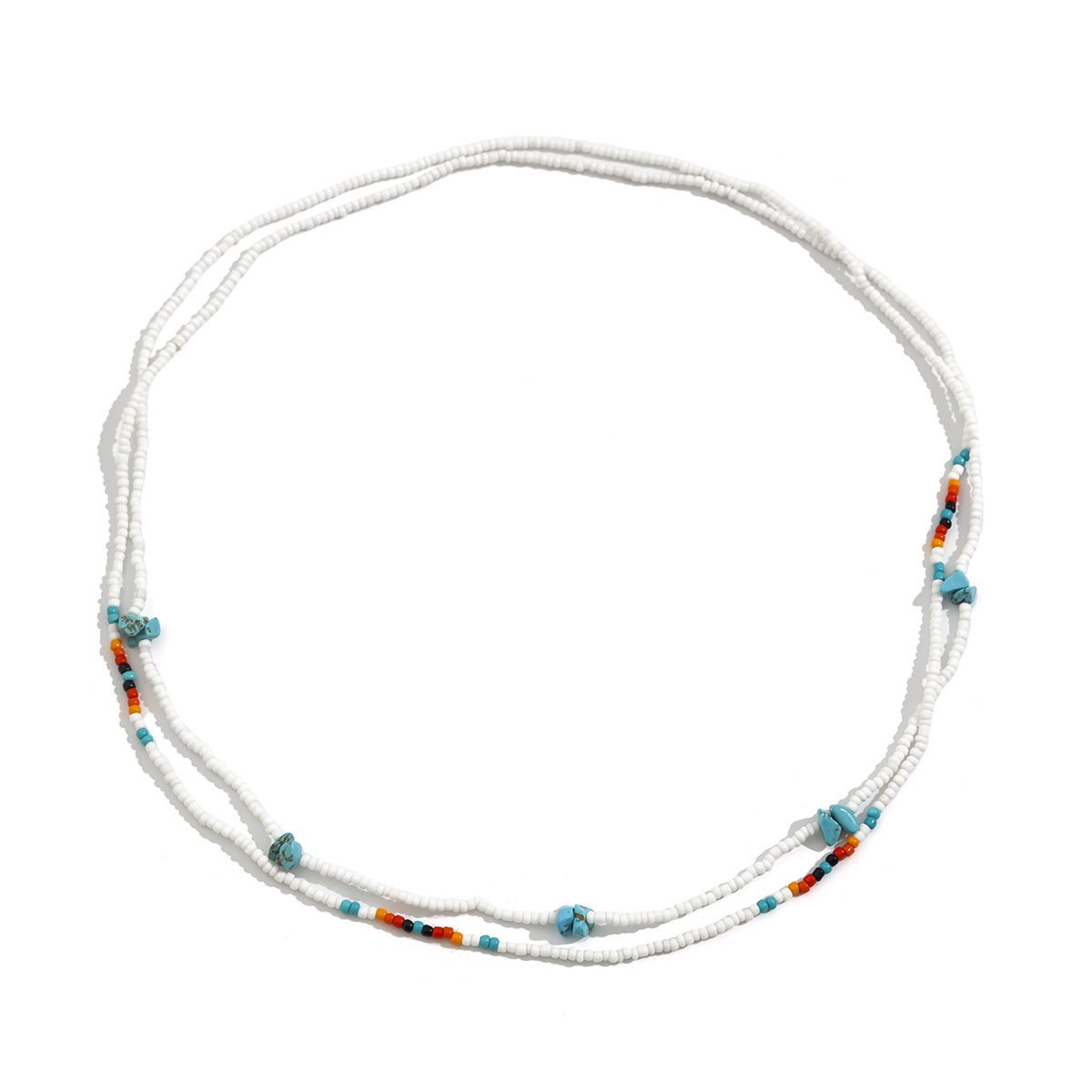 Feiming Europe and America sexy beach turbine-rice beads elastic waist chain female holiday wind beaded body chain