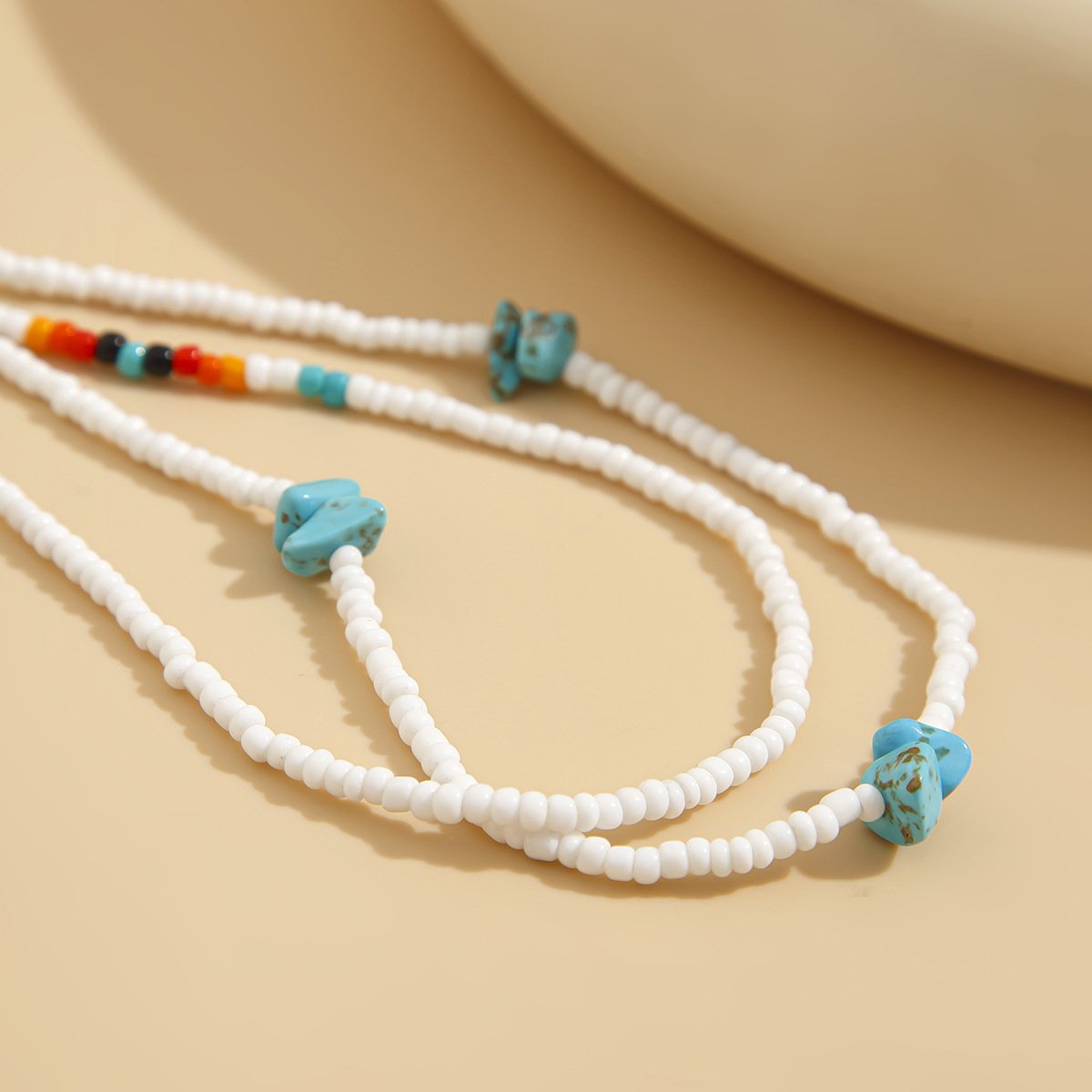 Feiming Europe and America sexy beach turbine-rice beads elastic waist chain female holiday wind beaded body chain