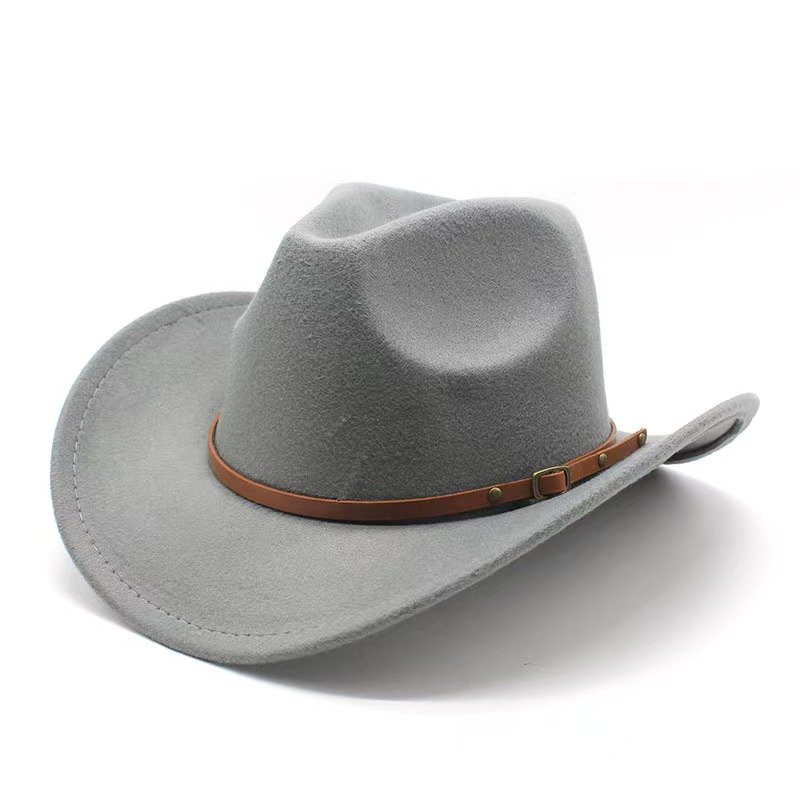 Luxury wool men western bands unisex texas bulk ranger keychain wholesale belt buckle cowboy fedora hats