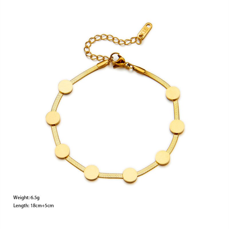 Wholesale Fashion 18K gold stainless steel Butterfly Heart Belt Twist Multilayer Chain Bracelet For Women Jewelry Party Gifts