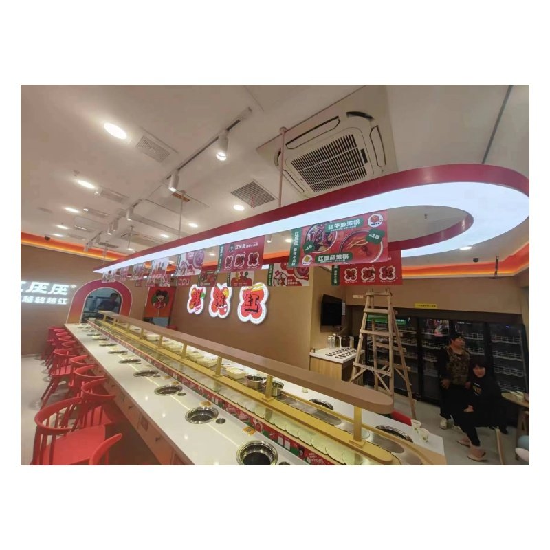 Portable Sushi Conveyor Belt in Sushi Train Conveyor and Automatic Hot Pot Conveyor