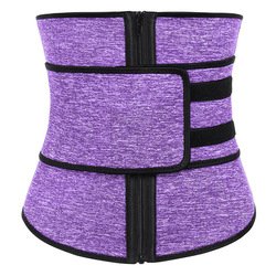 Custom Logo Compression Waist Cincher Adjustable 3 Hooks Slimming Tummy Women Latex Waist Trainer
