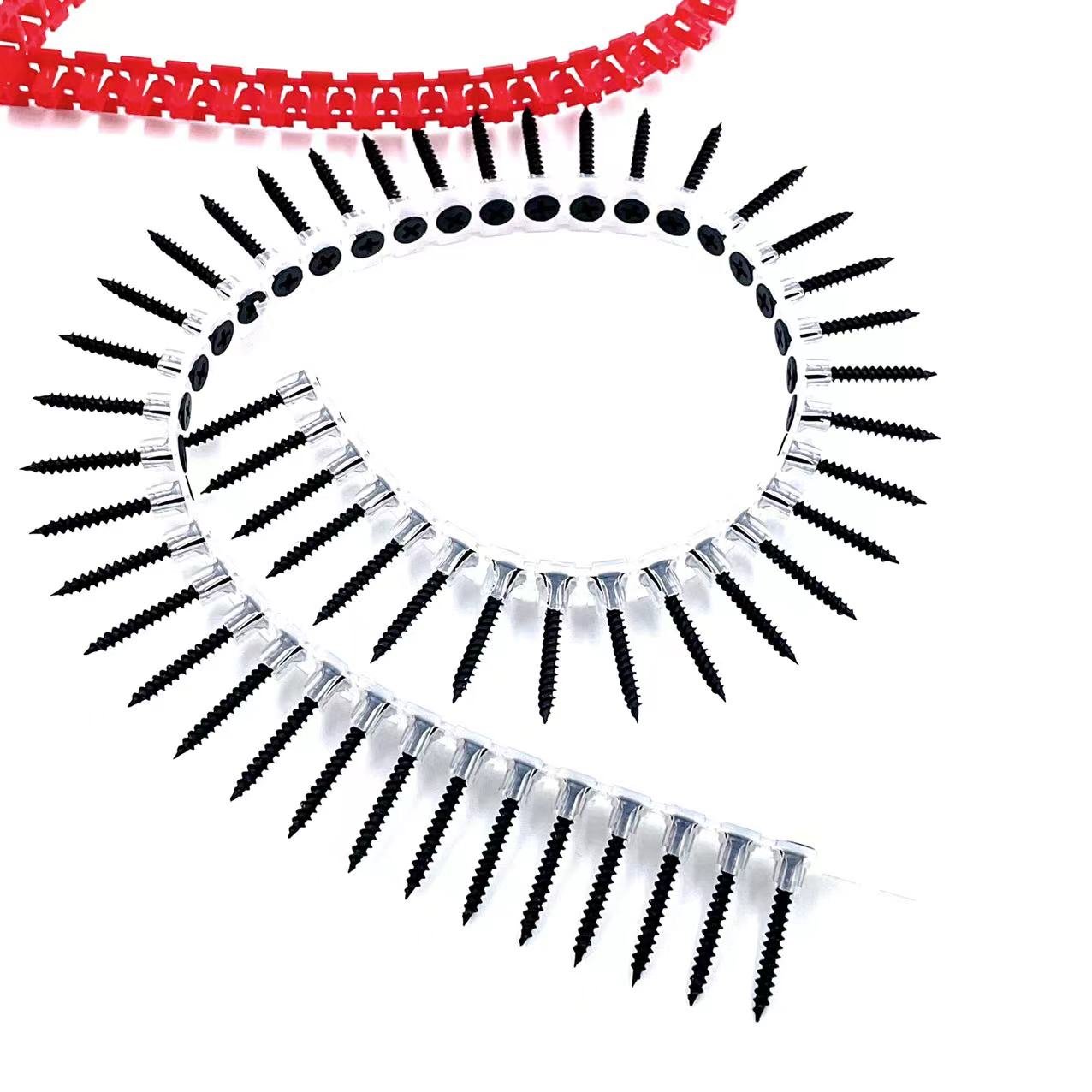High Strength China Made Collated Drywall Screws Drywall Chain Screws for Drywall and Gypsum from High Strength Materials