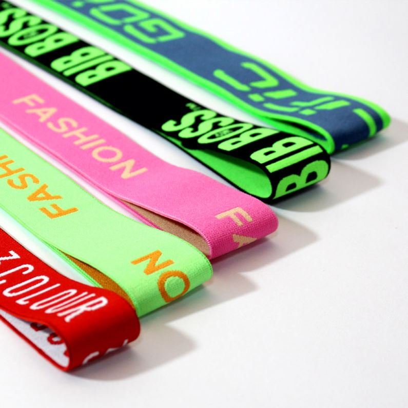 Factory Decoration for Waist Band Belt Elastic Band Chain Wave Elastic Tape Polyester Elastic Webbing