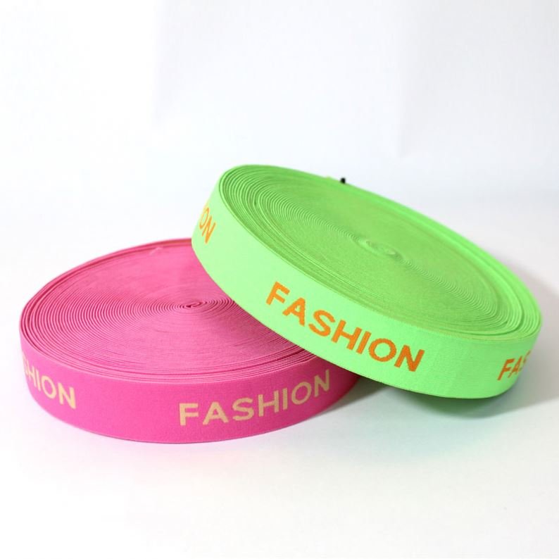 Factory Decoration for Waist Band Belt Elastic Band Chain Wave Elastic Tape Polyester Elastic Webbing