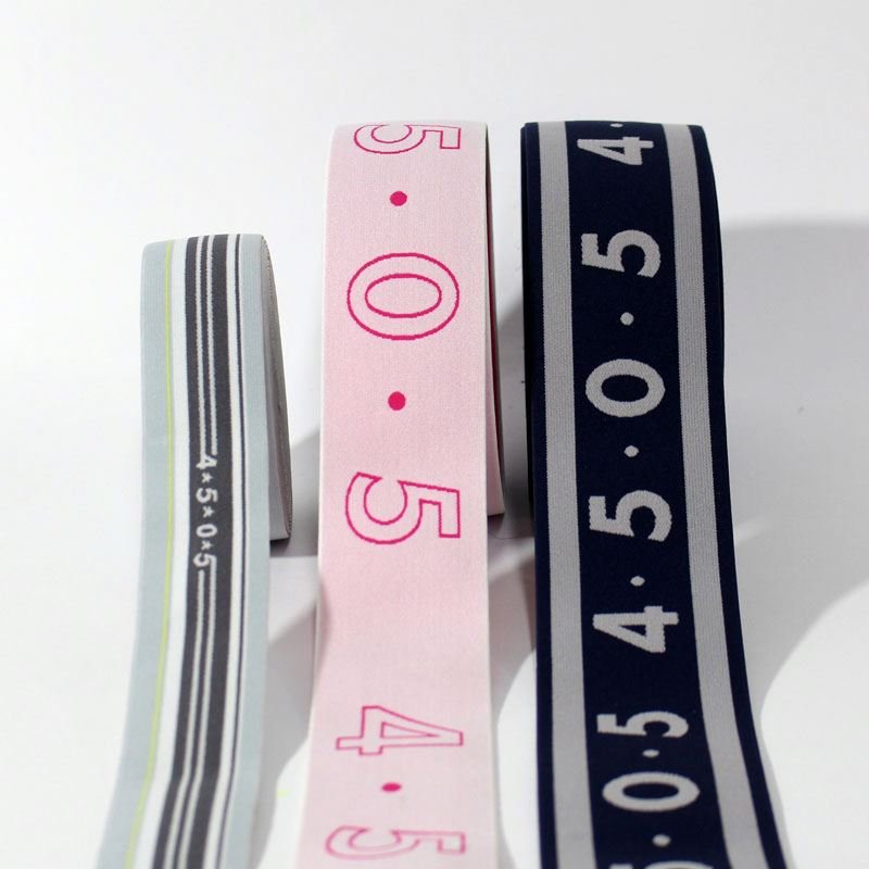 Factory Decoration for Waist Band Belt Elastic Band Chain Wave Elastic Tape Polyester Elastic Webbing