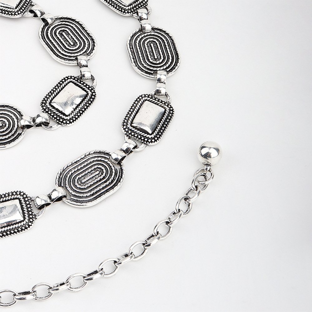 Waist chain women's Bohemian style fashion metal chain belt