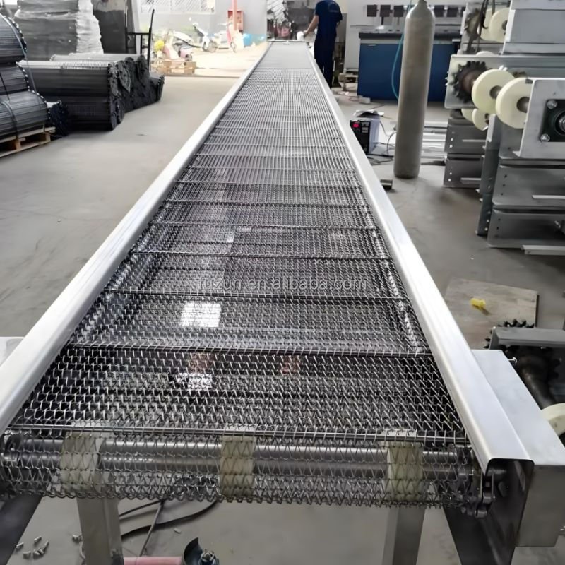 China Direct Sale AISI 304 Design-based Customization Hot Sales Hinged Chain Slats Belt for Hinged Plate Conveyor