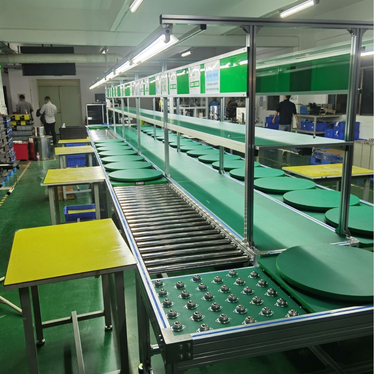 Customize belt conveyor free flow roller conveyor for production line industrial plant production
