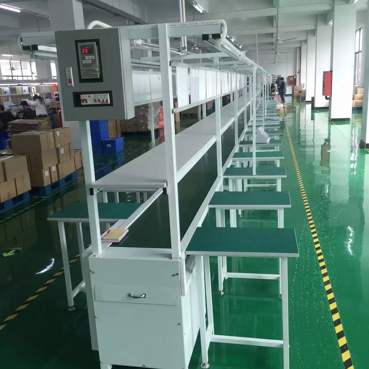 Customize belt conveyor free flow roller conveyor for production line industrial plant production