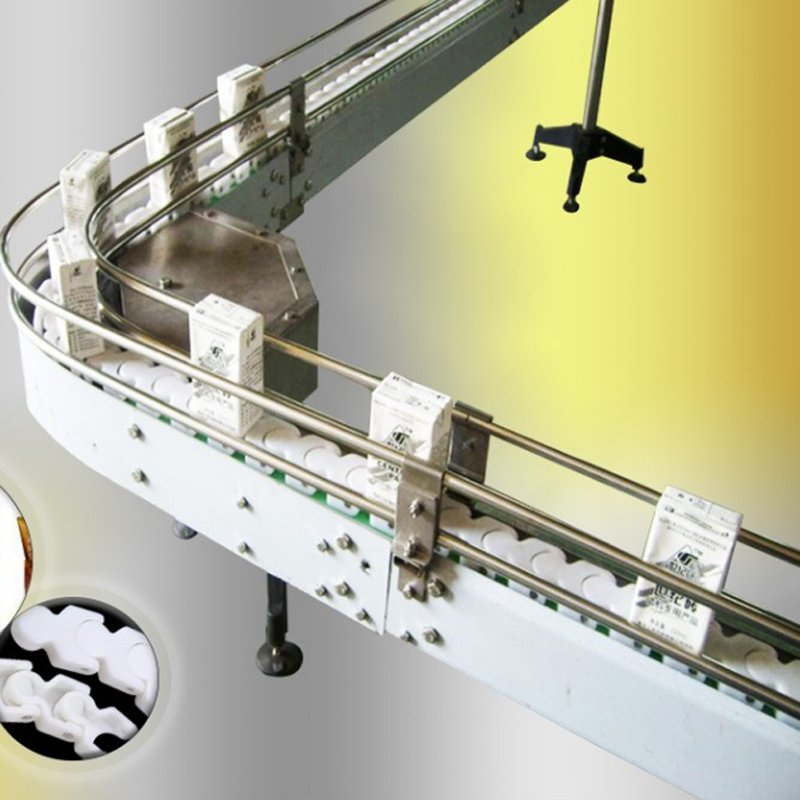 180degree turn flex winding U structure Modular Belt Conveyor