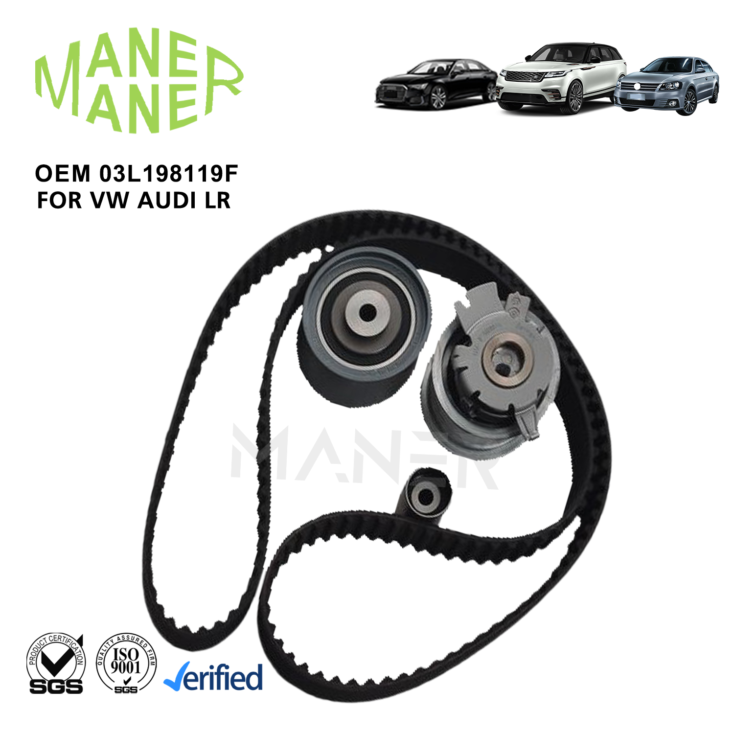 MANER Auto Engine System 03L198119F 03L198119D 03L198119B fast shipping Timing Chain Belt Kit For VW Golf