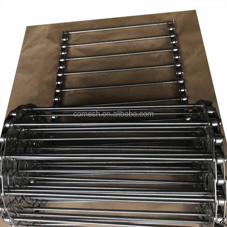 Customize Stainless Steel Rod Straight Wire Mesh Conveyor Belt for Food Industry