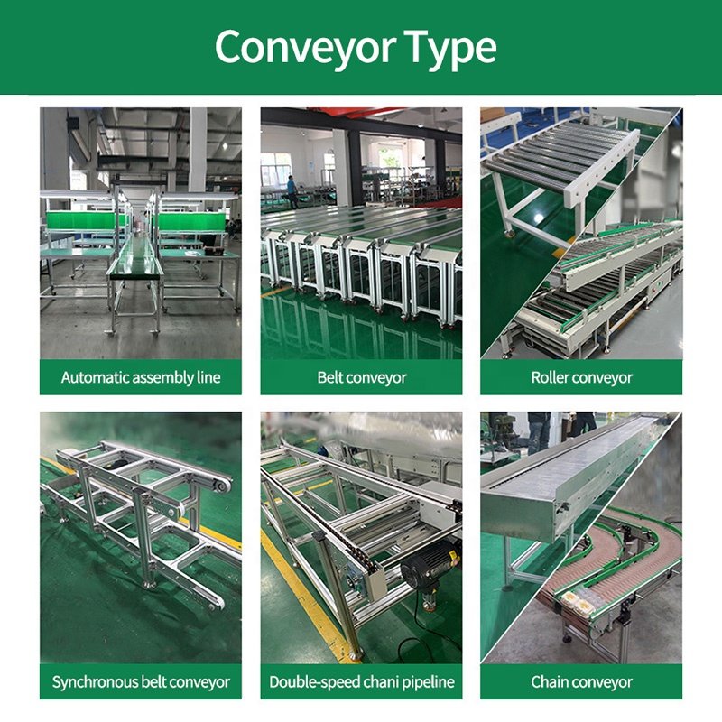 Stainless Steel PVC Conveyer Belt System Supplying Producer Assembly Line Chain Industrial Belt Conveyor Machine
