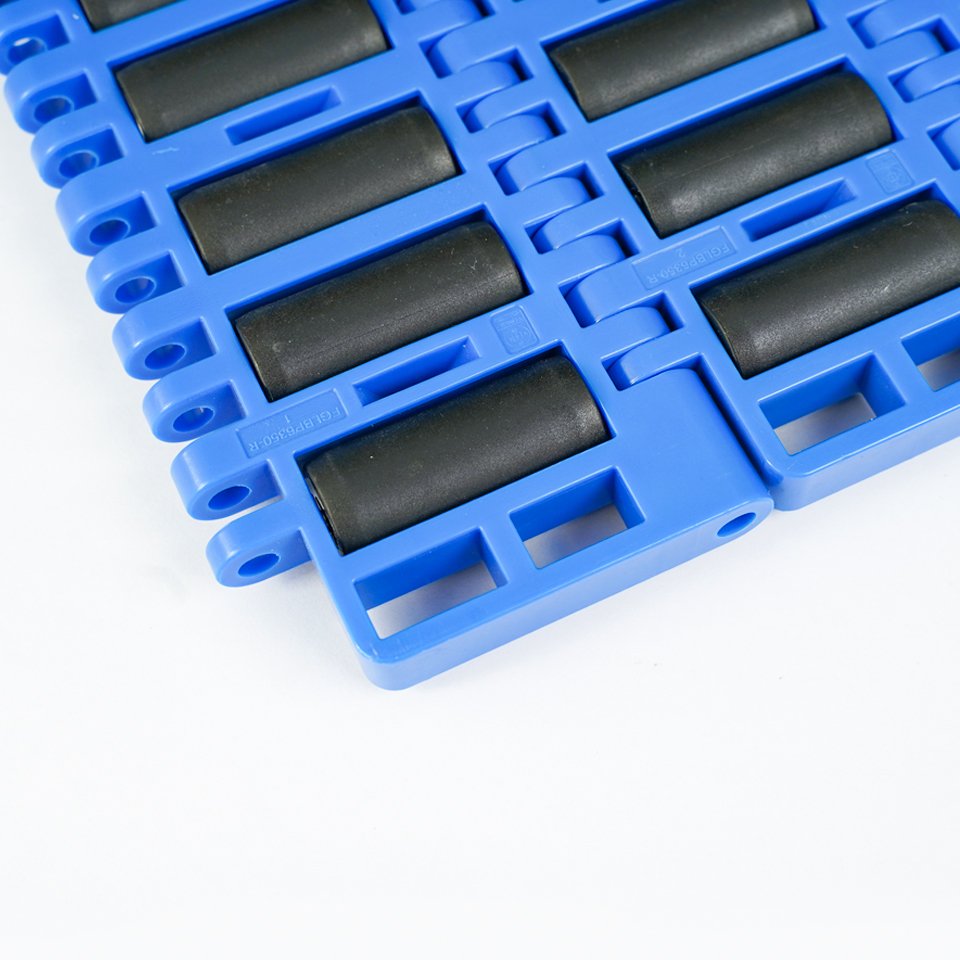 YONGLI Chain Plate Conveyor Belt Blue White Customized Plastic Modules Belt Sprocket Wheel For Corrugated Paper Industry