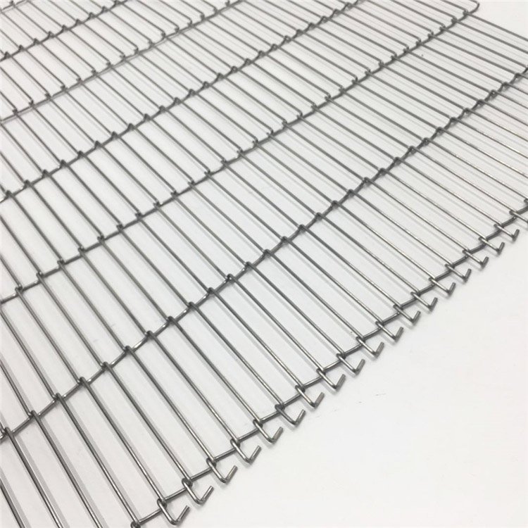 Stainless Steel Ladder Wire Mesh 304 Food Grade Chocolate Enrobing Making Conveyor Belt