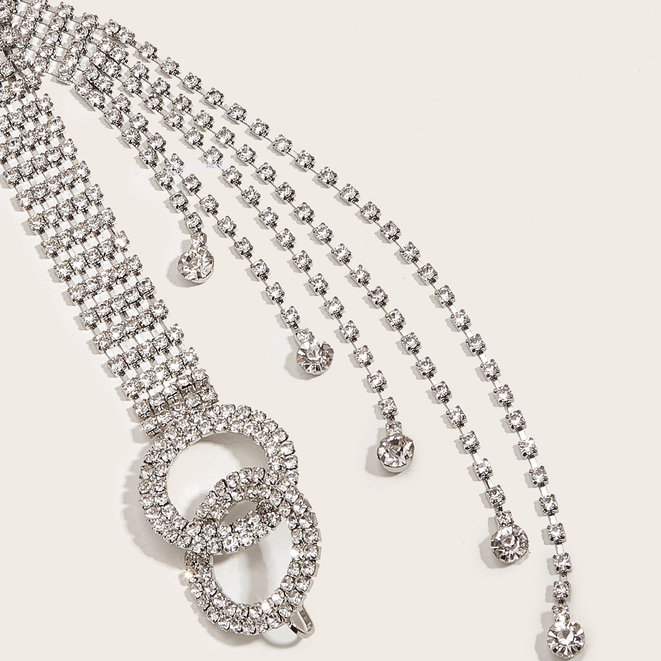 Custom New Diamond-Set Ladies Chain Belts Sweet Rhinestone Fringe Decorative Waist Accessory Wholesale