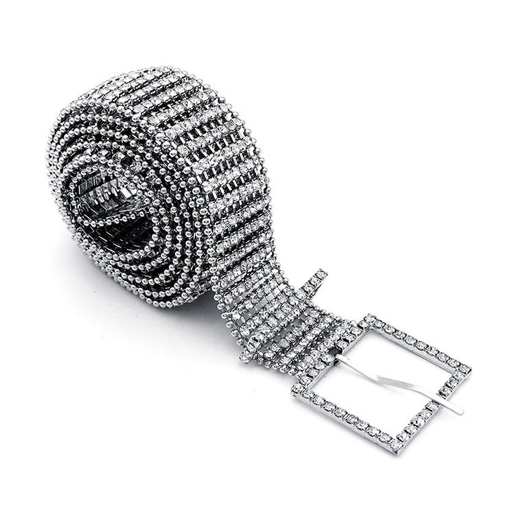 High Quality Brass Claw Chain Waist Band Shiny Waistband Casual Party Dress Decoration Belts Fashion Wedding Bridal Sash Belt