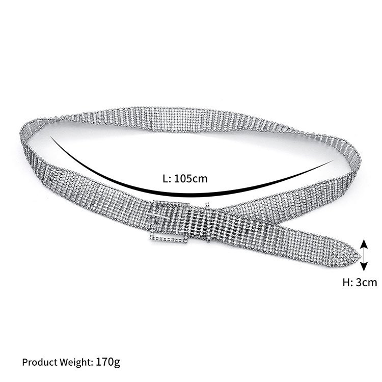 High Quality Brass Claw Chain Waist Band Shiny Waistband Casual Party Dress Decoration Belts Fashion Wedding Bridal Sash Belt