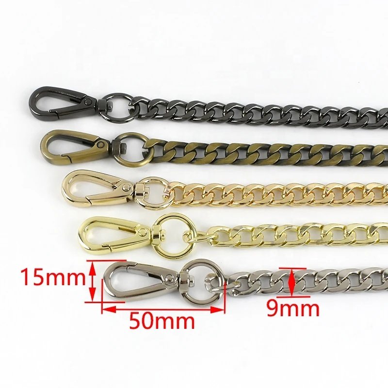 MeeTee AP288 60/100/110/120cm Bag Hardware Accessories DIY Handmade Replacement Shoulder Bag Chain Zinc Alloy Handbag Chain