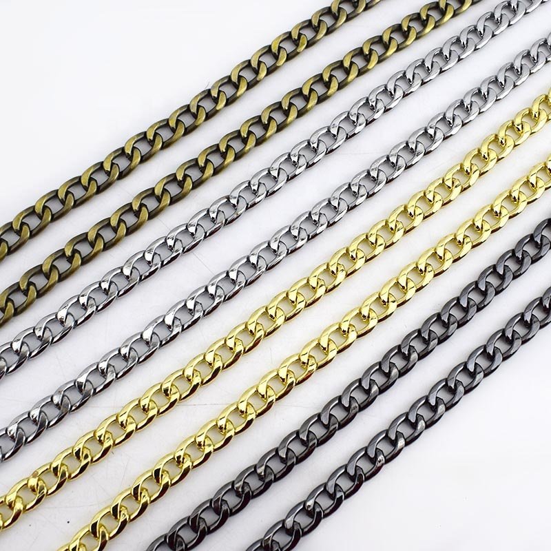 MeeTee AP288 60/100/110/120cm Bag Hardware Accessories DIY Handmade Replacement Shoulder Bag Chain Zinc Alloy Handbag Chain