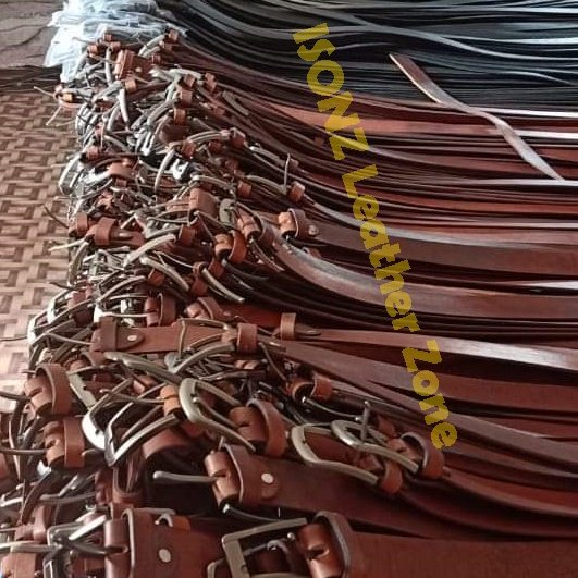 Hair On leather leather belt