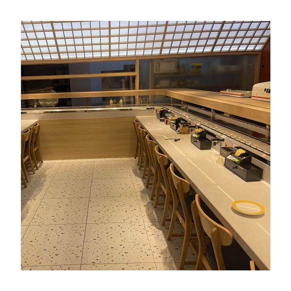 Factory selling Hot Pot Restaurant Conveyor Belt Combined with Sushi Train Conveyor System and Belt Conveyor Sushi