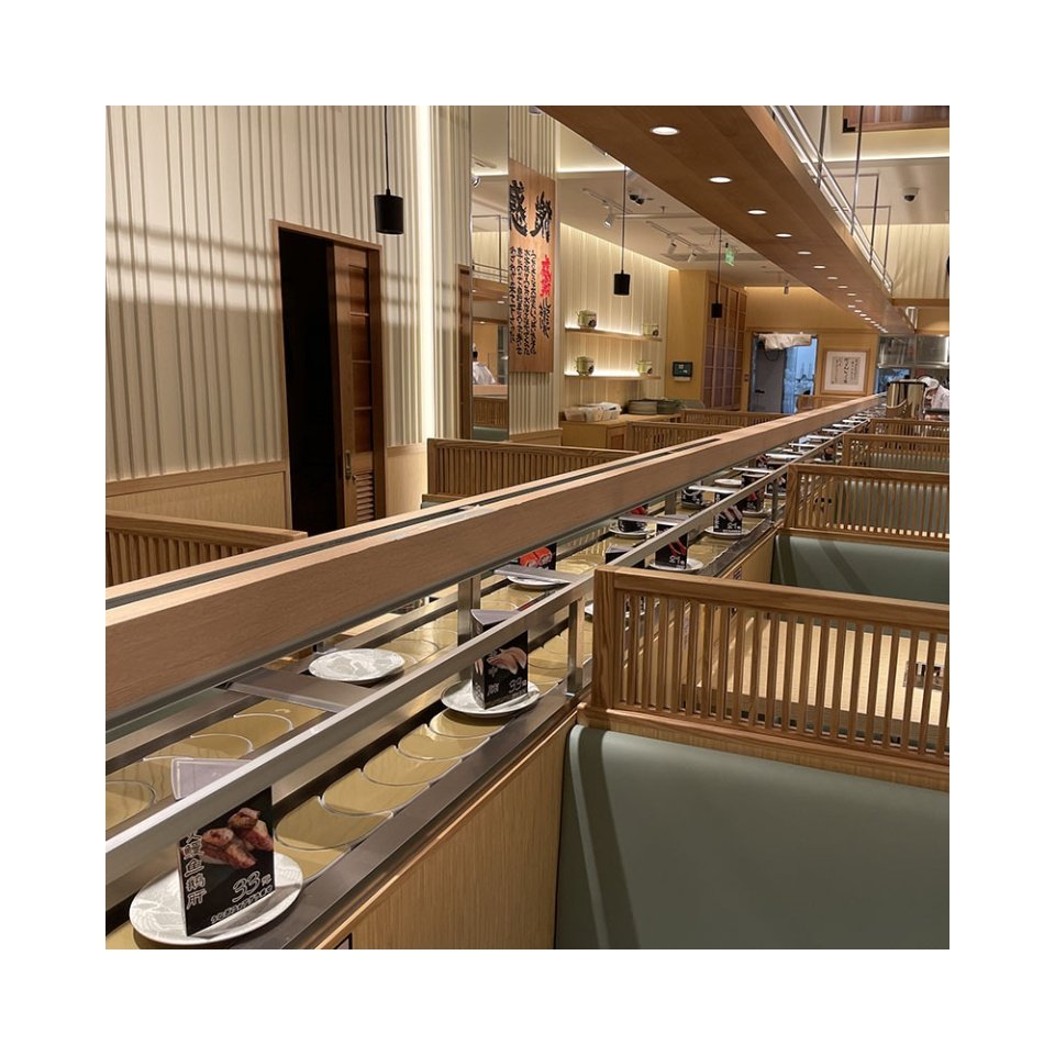 Factory selling Hot Pot Restaurant Conveyor Belt Combined with Sushi Train Conveyor System and Belt Conveyor Sushi