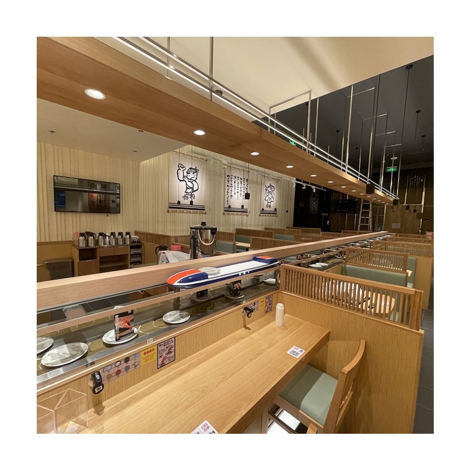 Factory selling Hot Pot Restaurant Conveyor Belt Combined with Sushi Train Conveyor System and Belt Conveyor Sushi