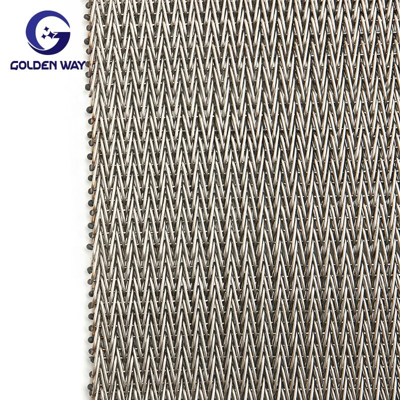 Wholesale Direct Sales Stainless Steel 304 High-temperature Compound Balanced Weave Conveyor Belt For Food Drying