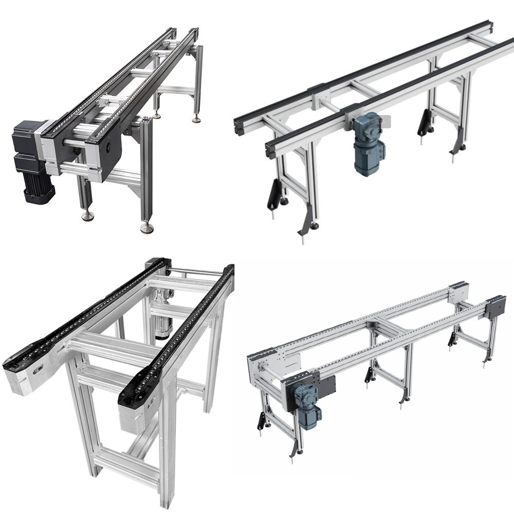 Stability Steel Conveyor Belt Chain Belt Double Speed Chain Assembly Line Production Line Double speed chain conveyor line