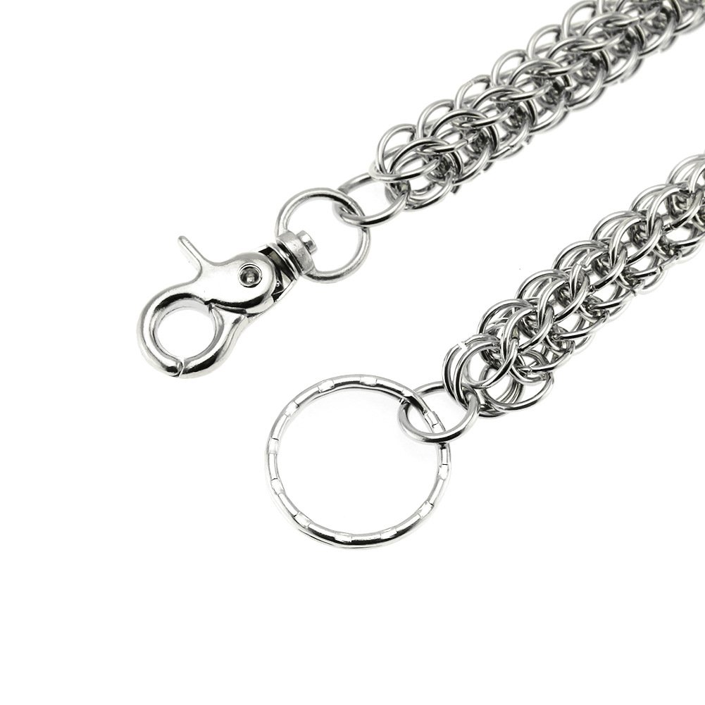New Custom Gothic Rock Hip Hop Punk Trousers Belt Wallet Key Chain Pant Jean Chain