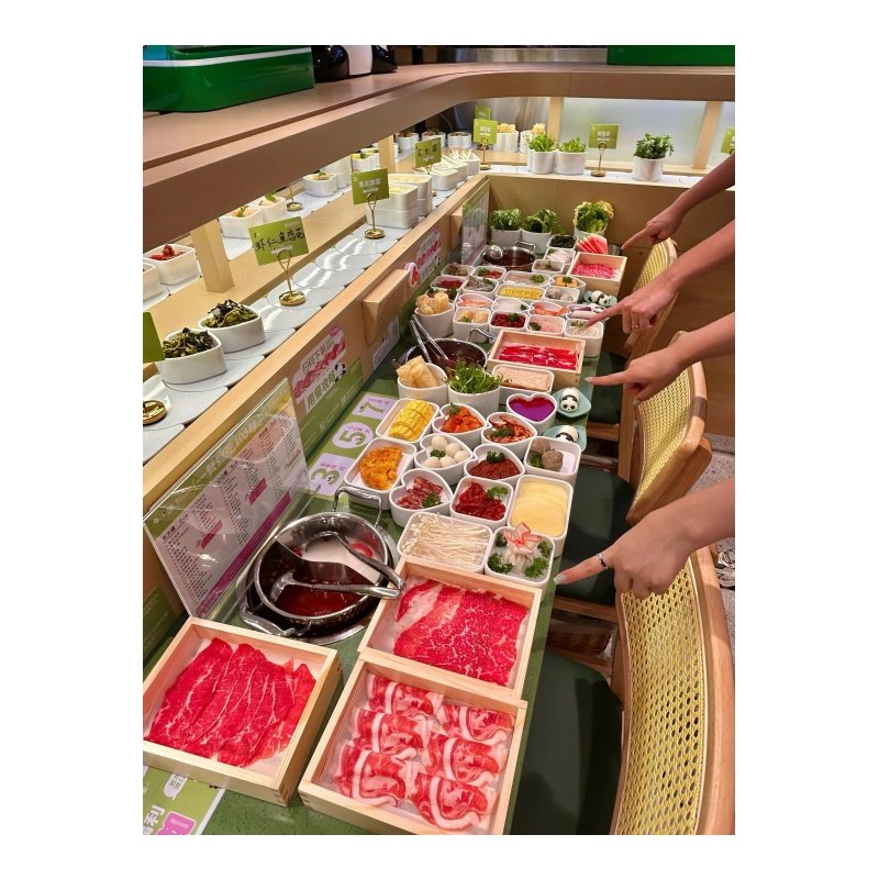 High Quality Sushi Chain Conveyor Belt Revolving Sushi Bar