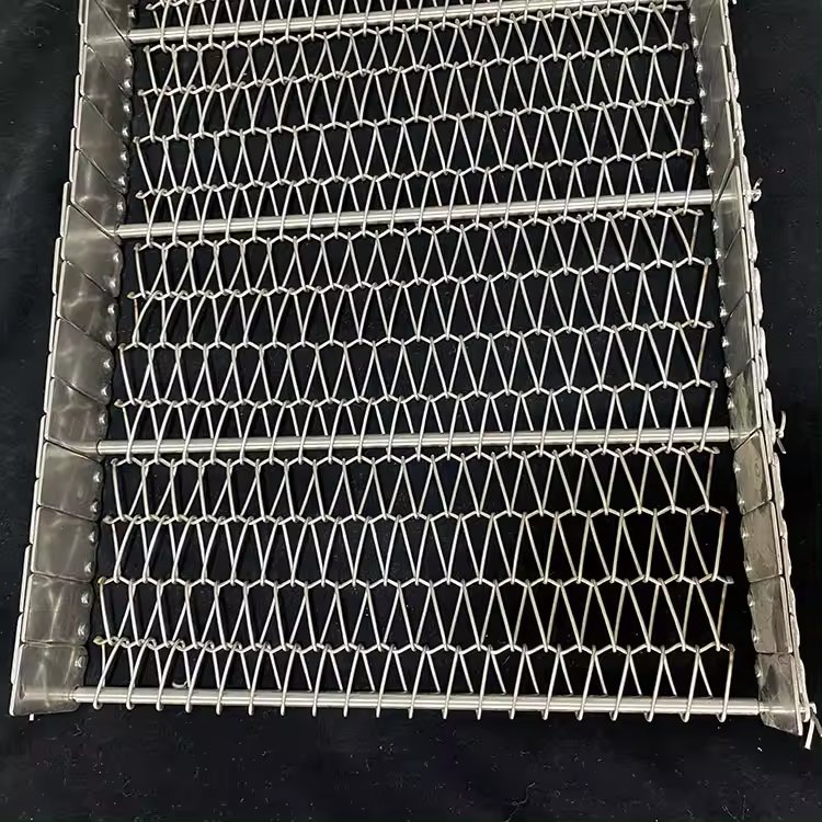 Stainless Steel Galvanized Spiral Wire Belt Sprocket Balanced Weave Wire Mesh Conveyor for Retail and Manufacturing Industries