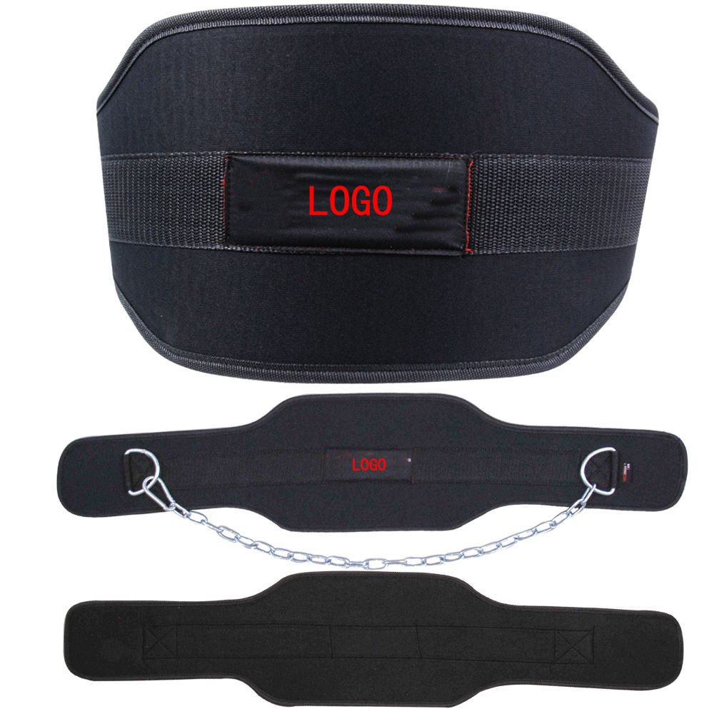 High Quality Custom Fitness Weight Belt Professional Gym Pull-up Barbell Dip Belt Weight Lifting Training Belt