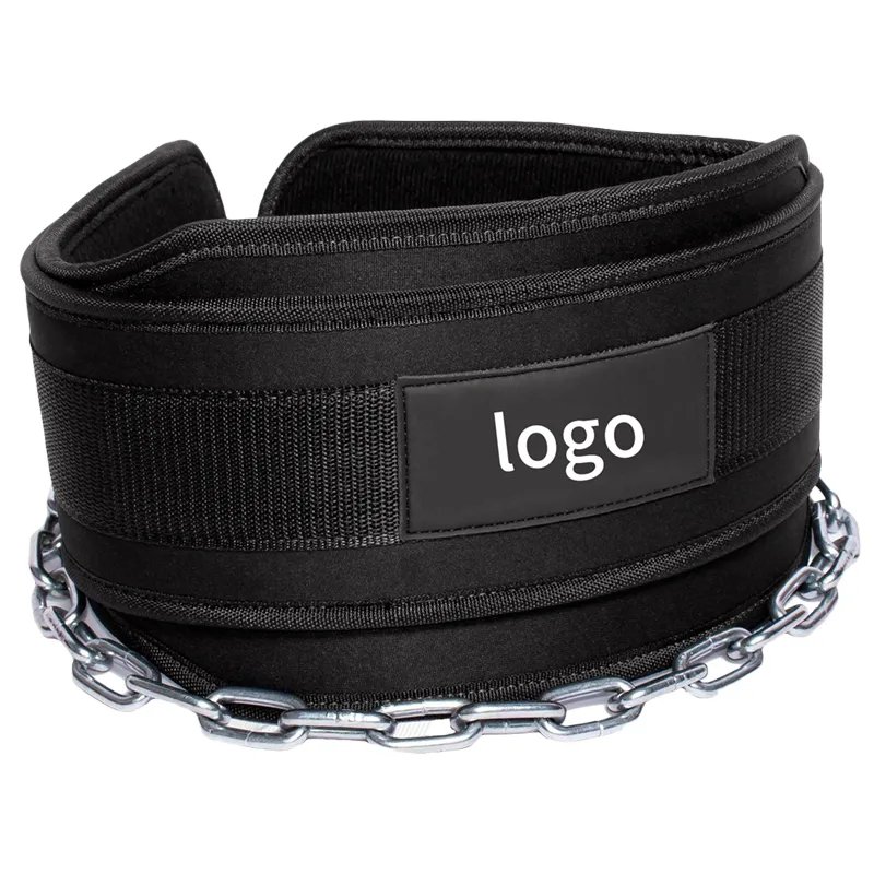 High Quality Custom Fitness Weight Belt Professional Gym Pull-up Barbell Dip Belt Weight Lifting Training Belt