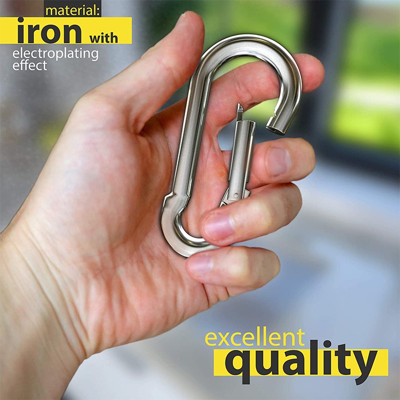 Colorful Key chain Swivel Durable Carabiner Keychain Carabiner Hook Climbing Bags
