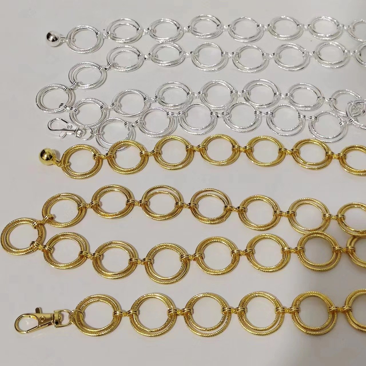 2025 Metal Circle Chain Ladies Dress Belt Gold Silver Color Belt For Women Female Fashion Long Tassel Waist Chain