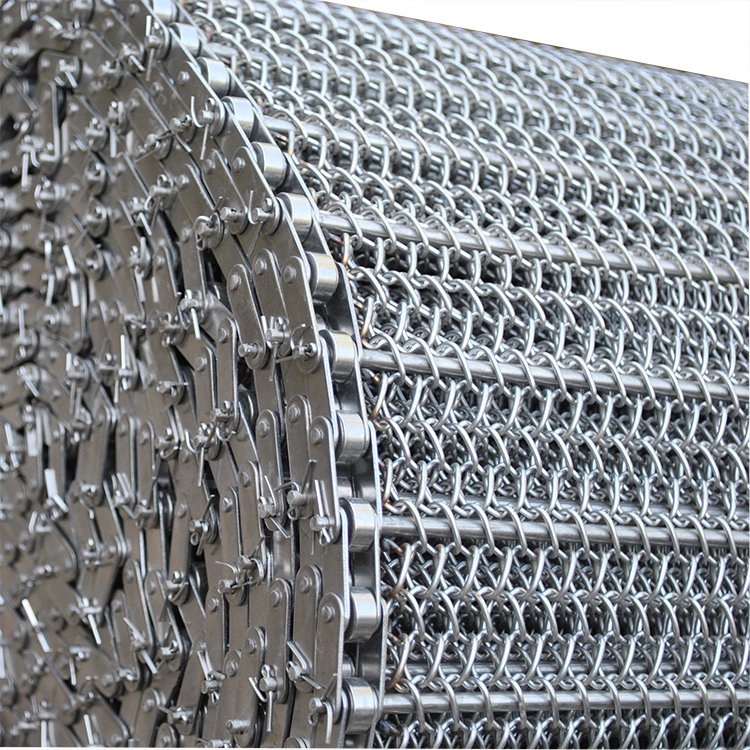 Stainless Steel Balanced Conveyor Belt Used For Ceramic Kiln