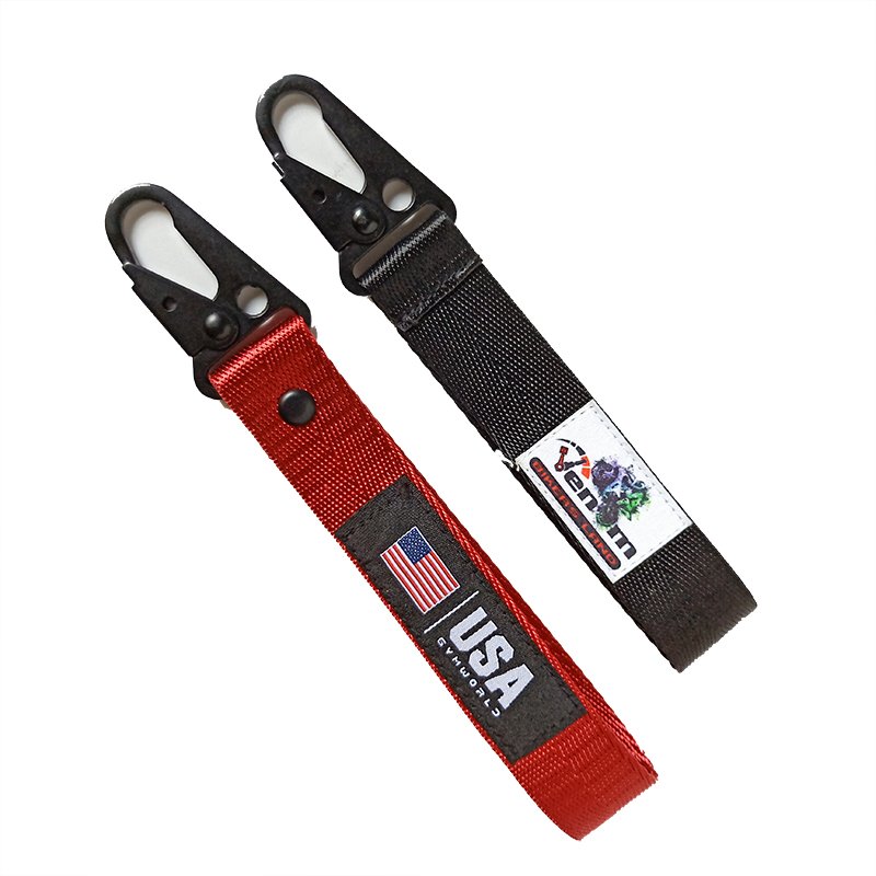Nylon Lanyard Wrist Strap Wristlet Keychains Short Lanyards