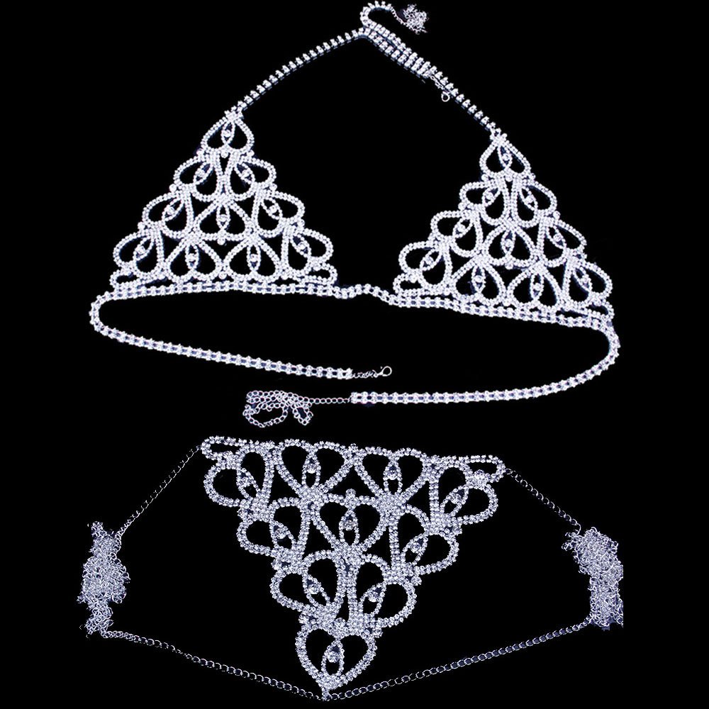 Women's Sexy Gold Plated Stainless Steel Waist Chain Belly Beads Jewelry with Tassel Heart Fashion Body Chain