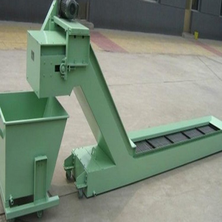 Customized High Quality CNC and NC Industrial Machines Carbon Steel Apron Chain Plate Hinged Belt Chip Conveyor,