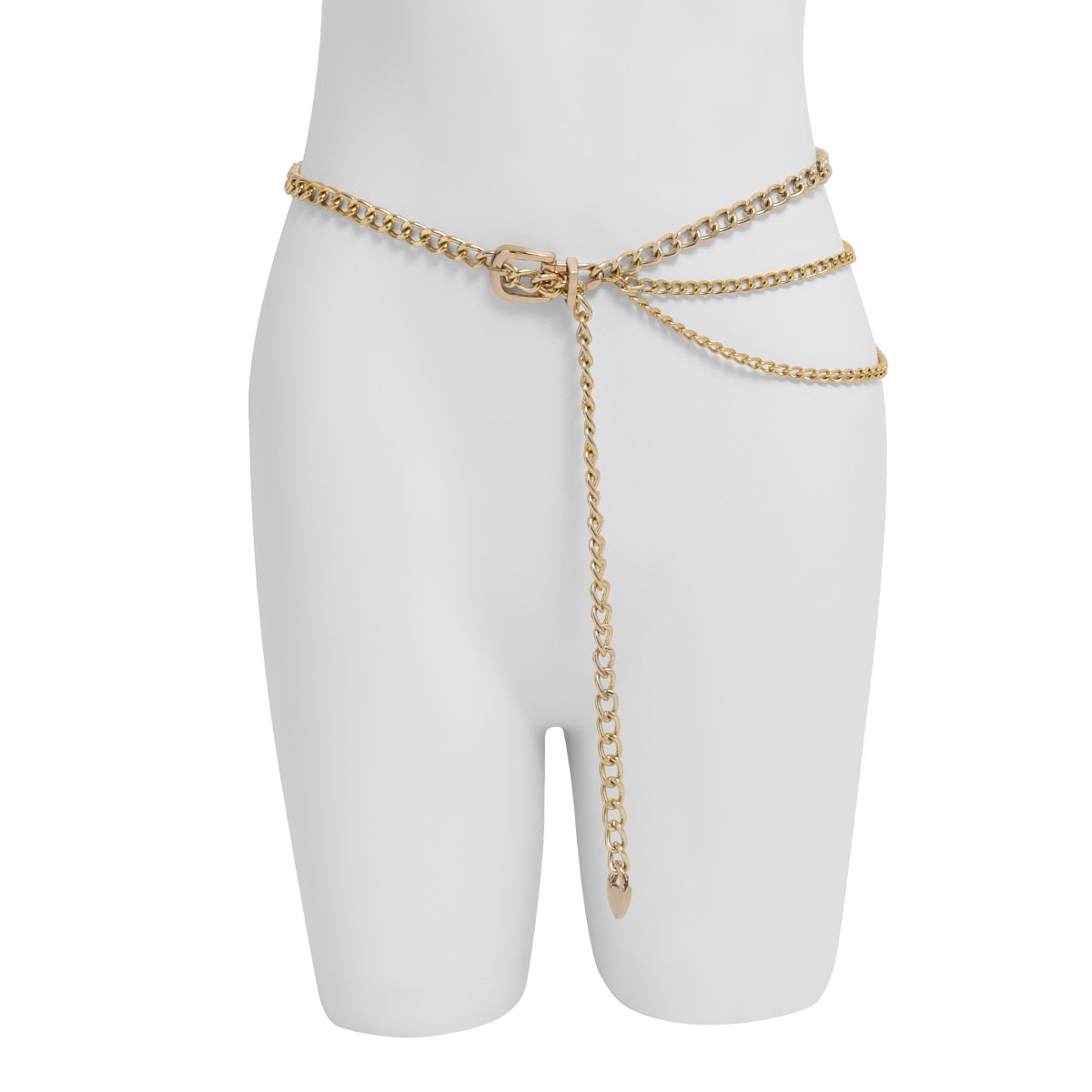New Arriving Vintage Personalized Thick Waist Chain Belt Simple Style Alloy Tassels Belly Chain Belt Women Fashion Body Chain