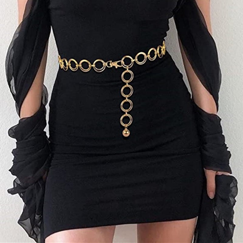 Simple Fashion Heart Waist Chain Sexy Belt for Women Body Chain Decoration Accessory Jewelry Body Harness Adornment