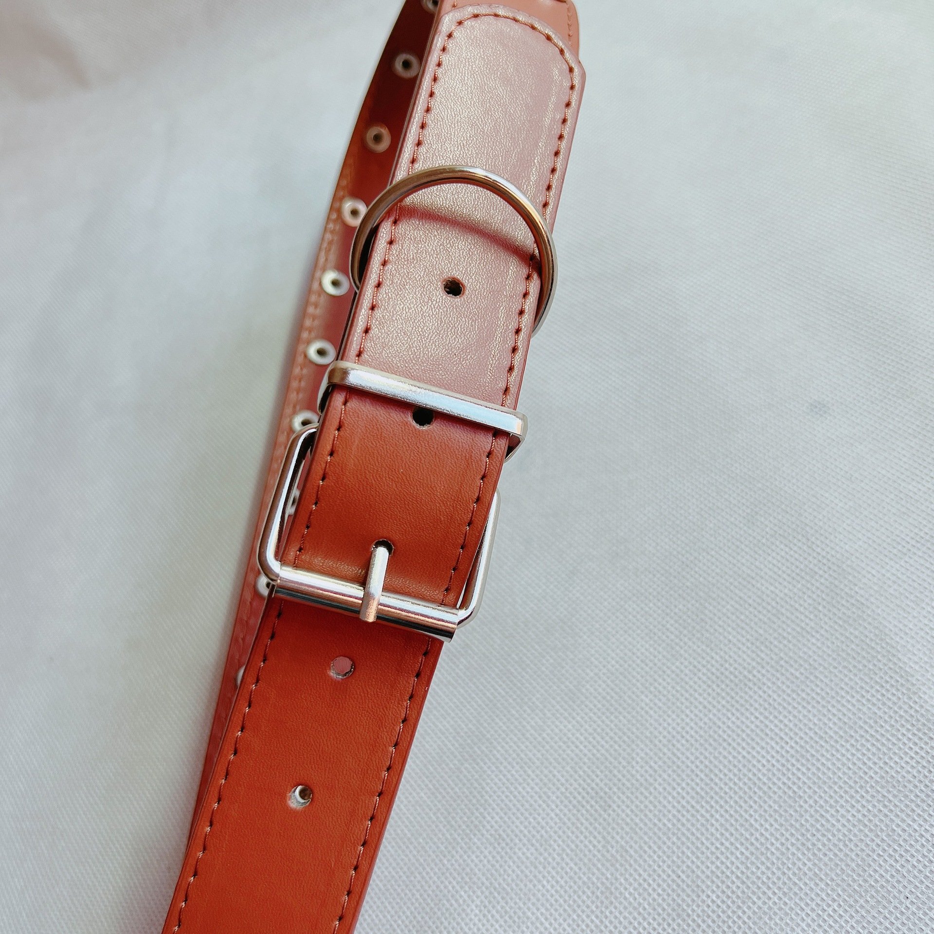 Casual Aluminum Dog Collars Anti-Bite Chain Belts /Manufacturer-Supplied RetroTraction Ropes Baseball Leashes Pets-Wholesale