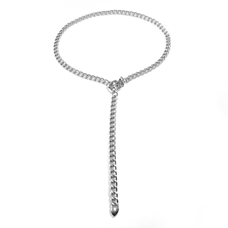 Women Custom Customizable Belts Waist Stainless Designer Steel Chain Gold Belt Metal Chains Link chain belt