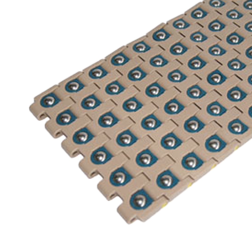 Hot Sale Industrial Coffee-Colored Sorting Packaging Plastic Profile Modular Conveyor Belt Roller Top New Condition Machinery