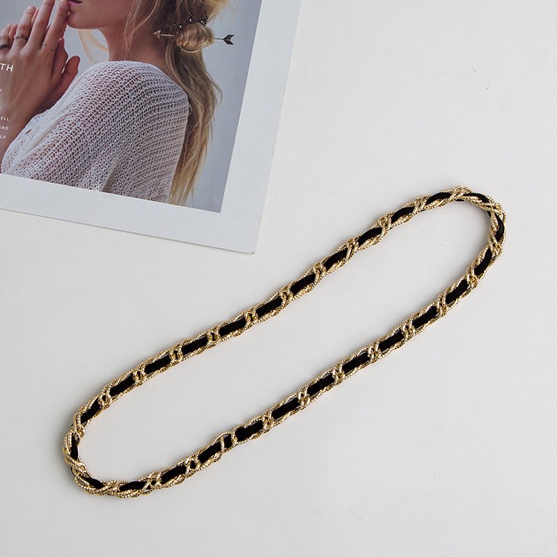 Jazz hat belt wool felt fedora band accessories only belt different style ribbons gold chain ribbon leather leopard belts